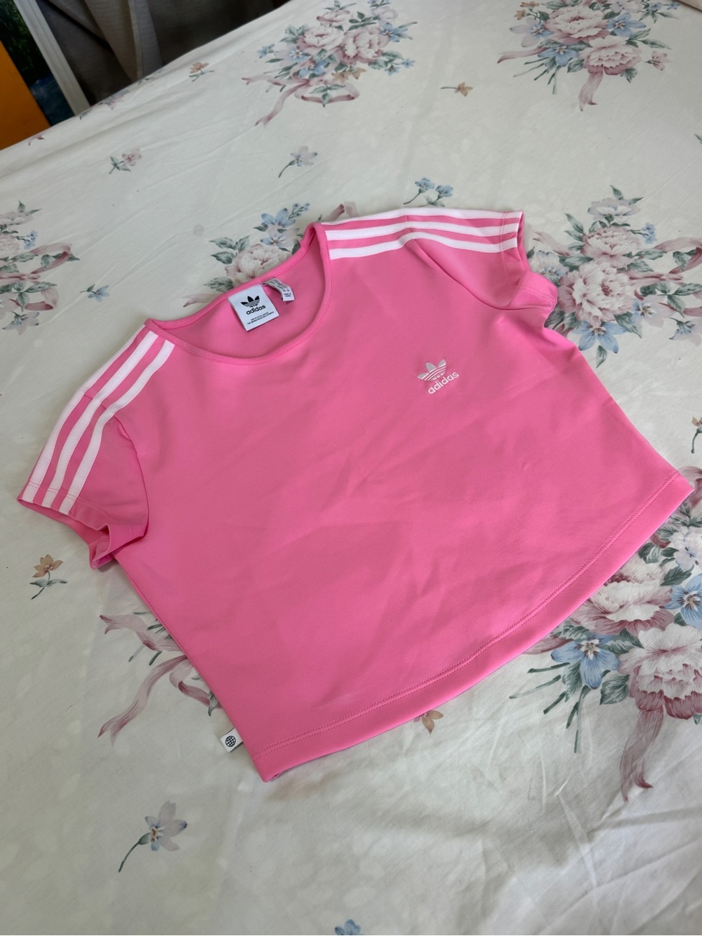 Adidas Originals Trefoil Pink Matching Set Barbie Pink Size M - Picture 3 of 9